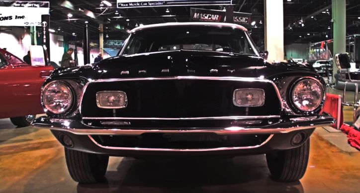 black 1968 shelby gt500 convertible