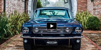 blue 1966 mustang fastback gt build