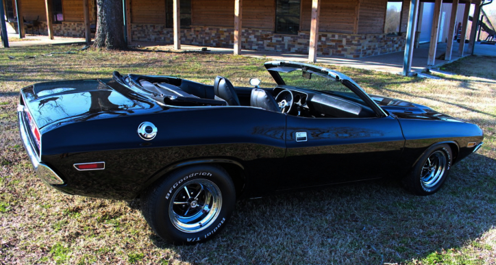 black on black 1970 dodge challenger 440