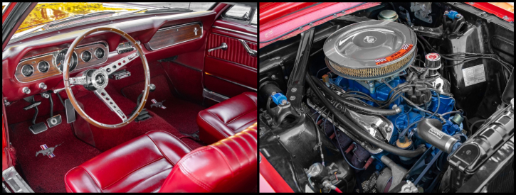 rangoon red 1966 ford mustang