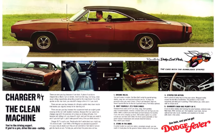 1968 dodge charger r/t 426 hemi 4-speed