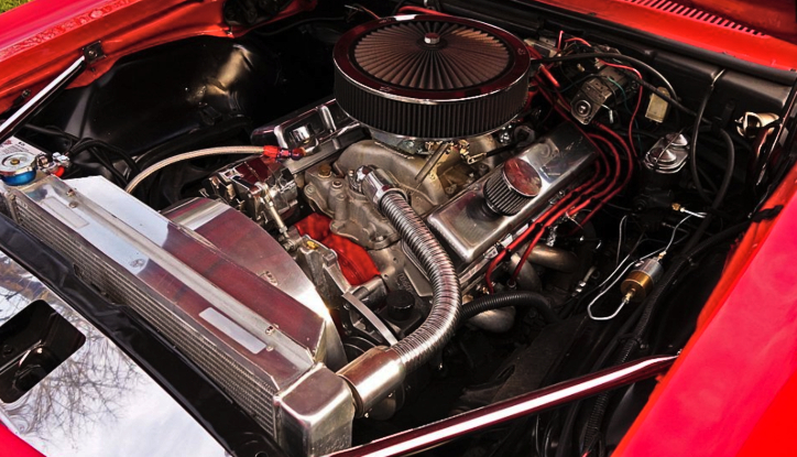 red and black 1968 chevy camaro ss