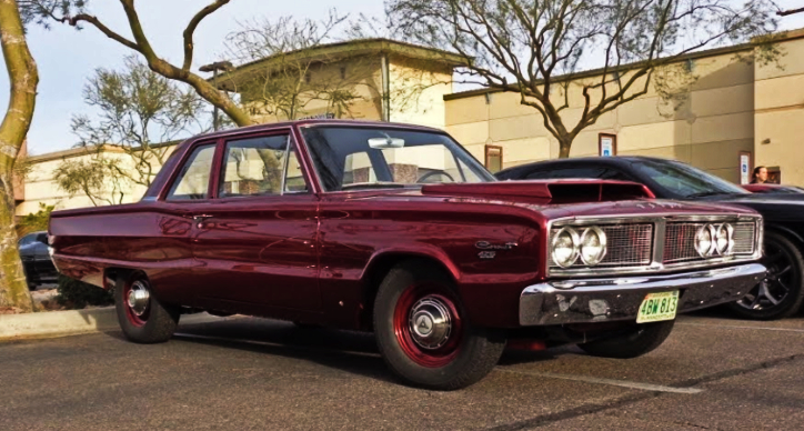 burgundy 1966 dodge coronet 426 hemi 4-speed