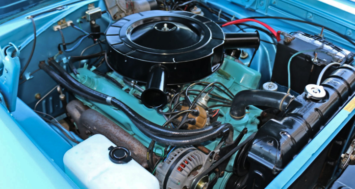 medium blue 1966 dodge charger