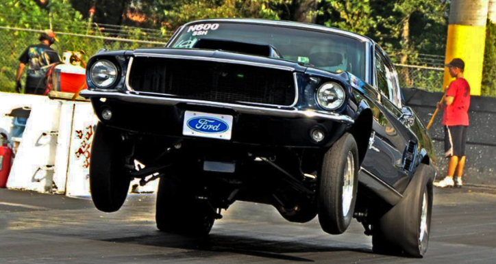 dale posnick 1967 mustang drag racing