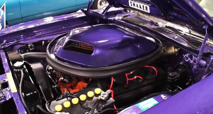 violet 1970 plymouth hemi cuda 4-speed tribute