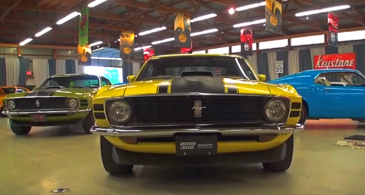 1970 mustang boss 302 introductory show car