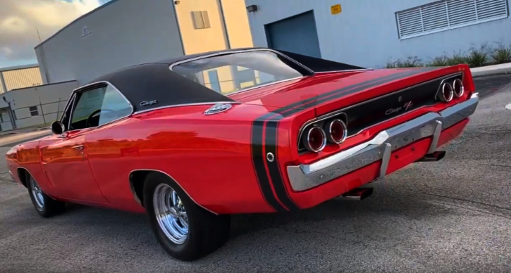 1968 dodge charger r/t 440 v8 video