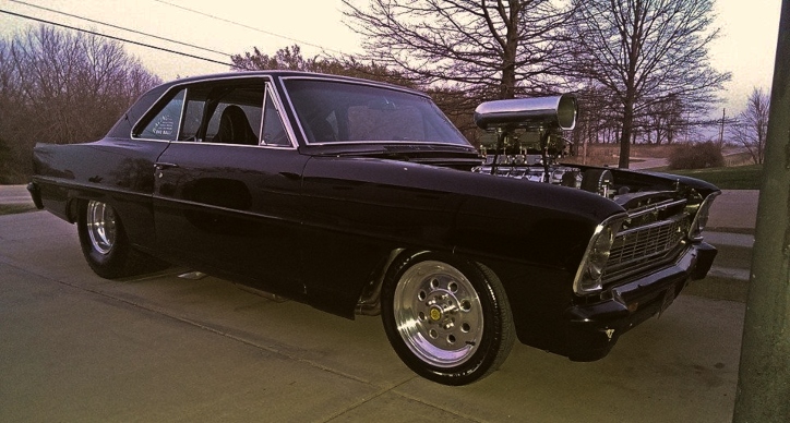 blown chevy II nova small block