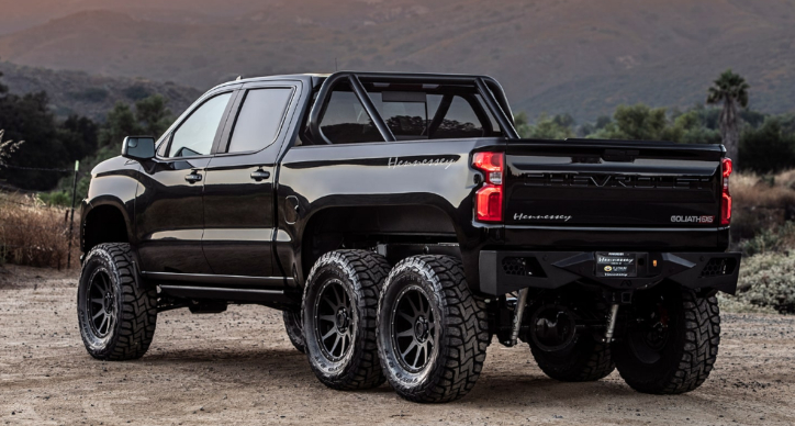 chevy silverado 6x6 off road truck