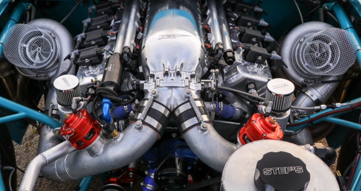 chevy nova twin turbo boss 9 hemi engine