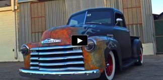 custom 1955 chevy pick up truck