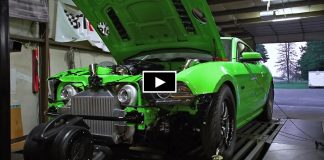 twin turbocharged s197 mustang dyno pull
