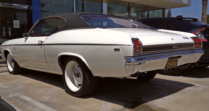 white 1969 chevy chevelle ss 