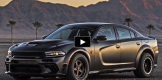 carbon fiber dodge charger srt hellcat sema