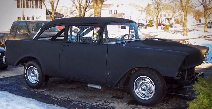 garage squad 56 chevy gasser