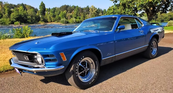 restored 1970 mustang mach 1 428 cobra jet