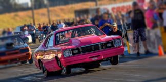 plymouth duster drag car