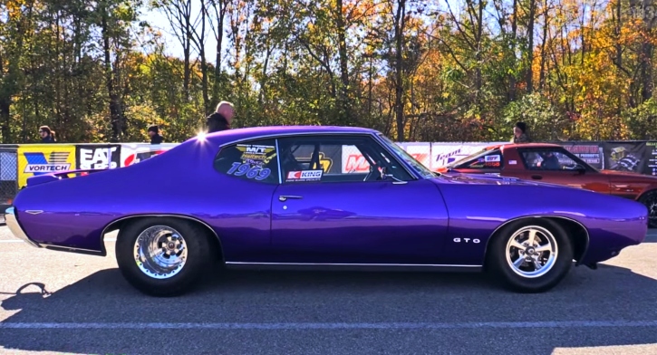 purple 1969 pontiac gto import vs domestic 