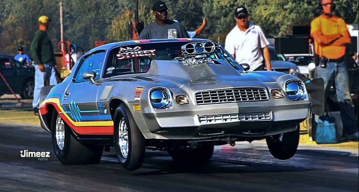 572 big block chevy camaro drag racing