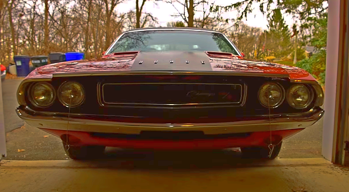 bright red 1970 dodge challenger 440