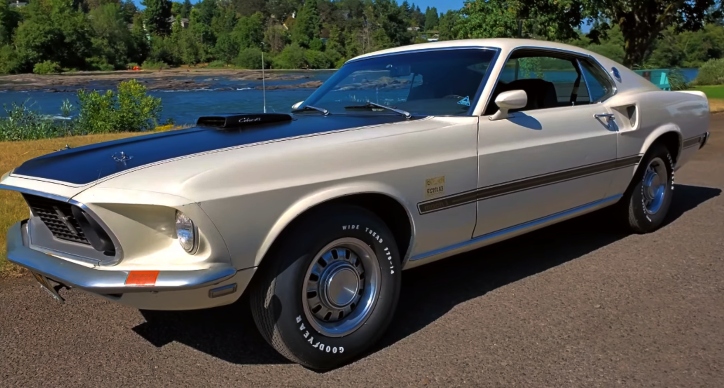 1969 mustang mach 1 428 cobra jet survivor