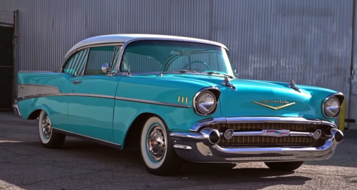 1957 chevy bel air restored