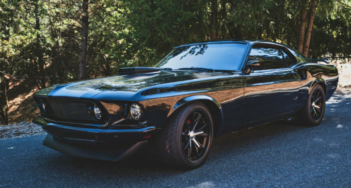 DHC black phantom mustang fastback