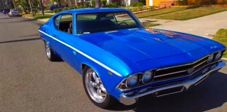 blue 1969 chevrolet chevelle ss