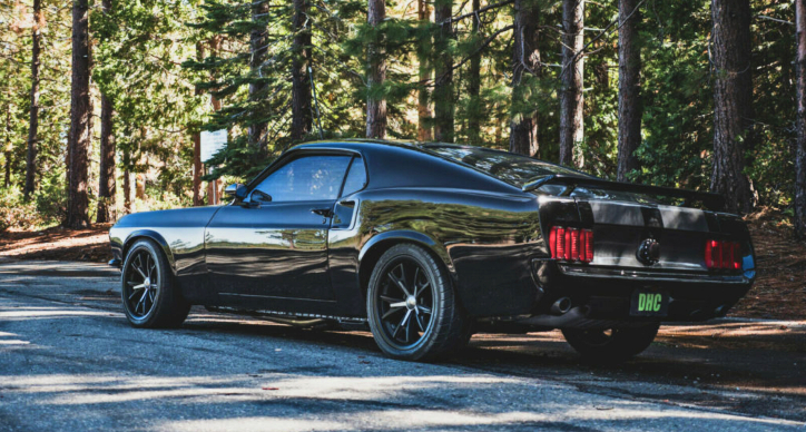 1969 mustang restomod black phantom