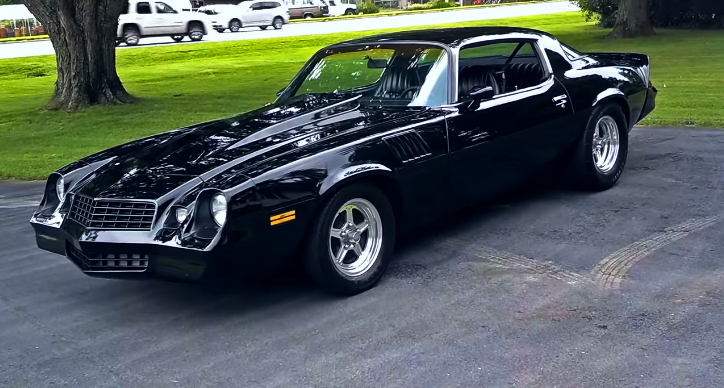 black on black 1978 chevy camaro