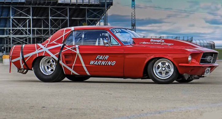 small block ford 1967 mustang drag racing