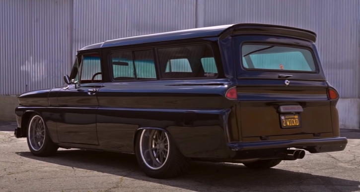 hot-rodded chevy suburban