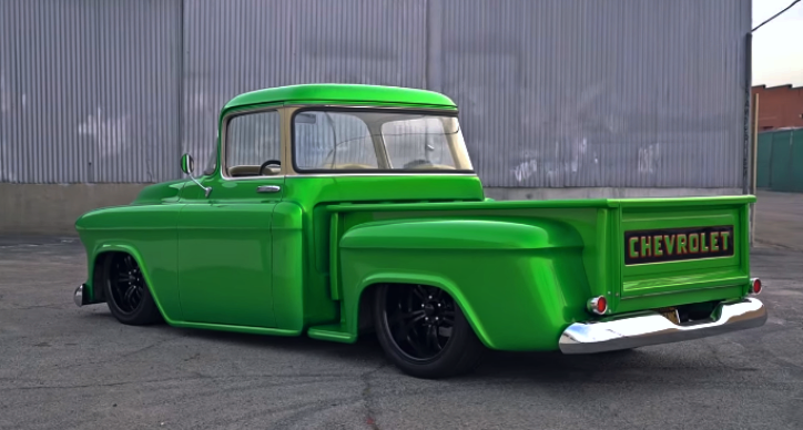 56 chevy truck garage build