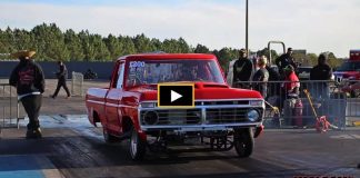 red ford grudge race truck
