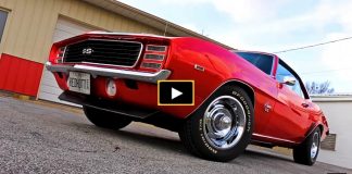 red 1969 chevy camaro rs ss