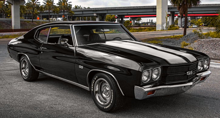 black 1971 chevy chevelle 