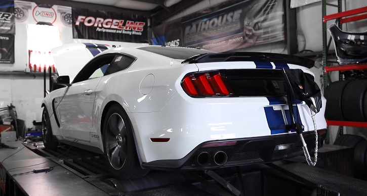 modified mustang gt350 dyno video