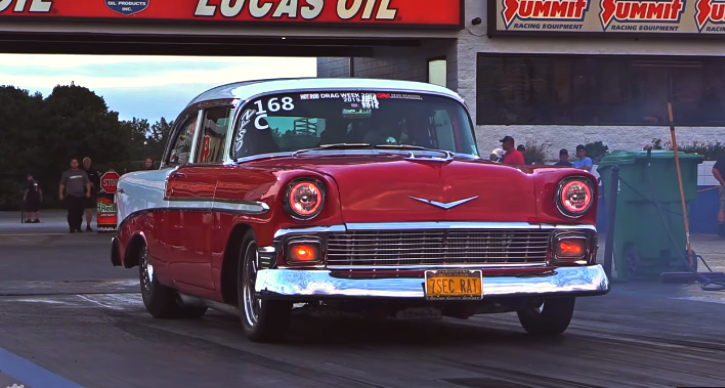 twin turbo 540 big block 56 chevy 