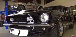 1968 mustang shelby gt500kr up close
