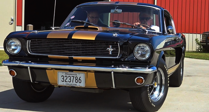 1966 shelby gt350h at the shed