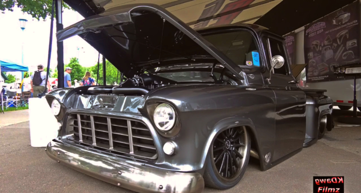 sinister chevy pick up build 