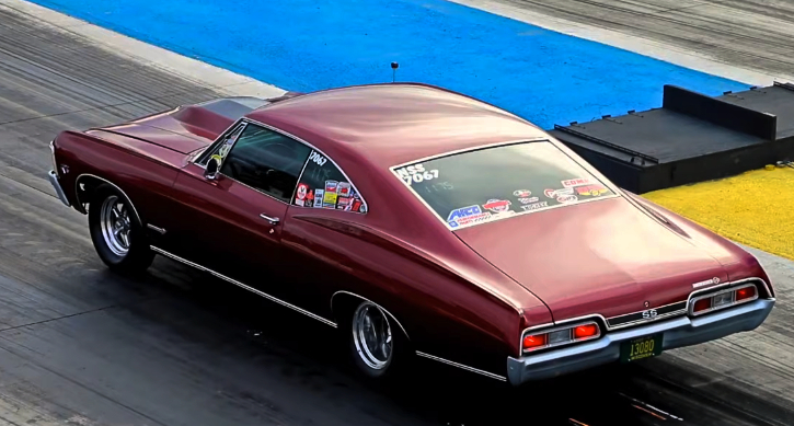 chevy impala 427 drag racing