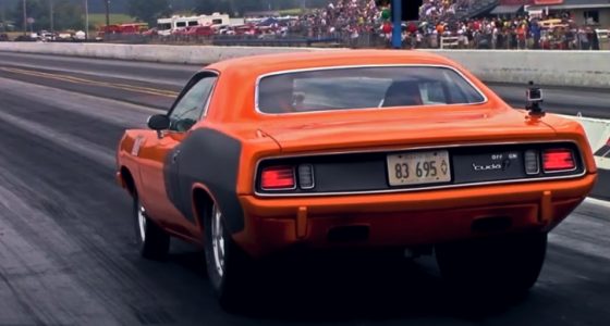 Whining 10-Second Plymouth Cuda at Mopar Nats | Hot Cars