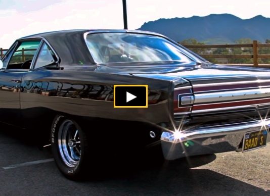 black 1968 plymouth road runner 440