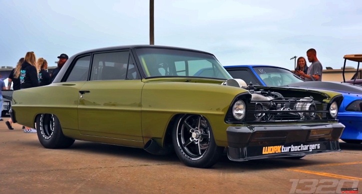 twin turbo 1966 chevy nova 