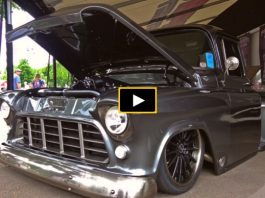1956 chevy pick up truck sinister build
