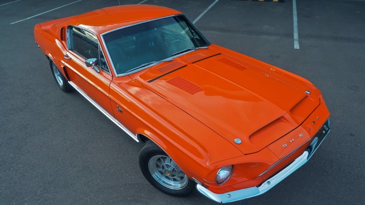 1968 shelby gt500kr in special orange