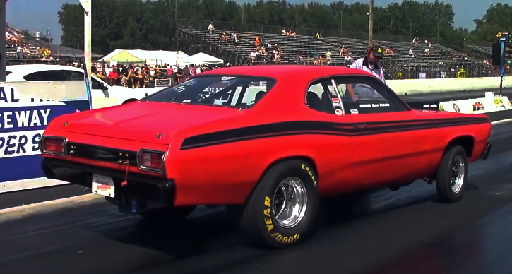 11 second plymouth duster 1/4 mile pass