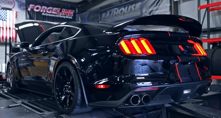 shelby gt350r mustang dyno video